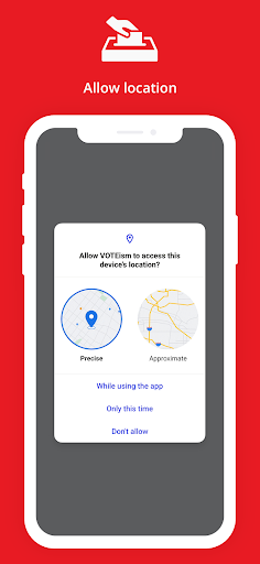 Android application VOTEism screenshort