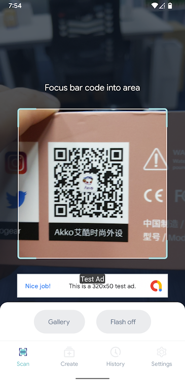 QR Scanner - Barcode Reader - 1.1 - (Android)