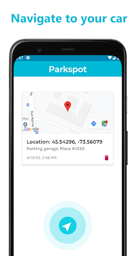 Parkspot Screen 2