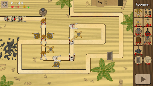 Android application Pyramid Tower Defense screenshort