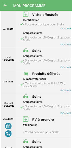Mon appli Véto Screen 2