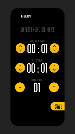 Workout Interval Timer Screen 3