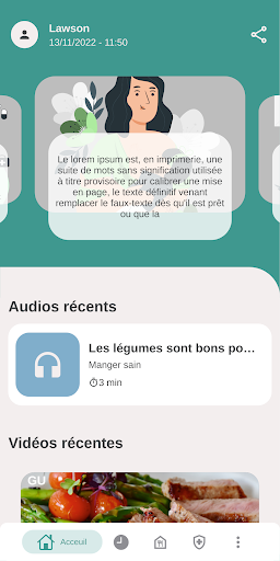 Android application GU Santé de fer screenshort