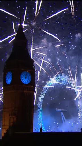 Fireworks New Year London Live Screen 3