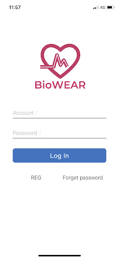Android application BioWEAR screenshort