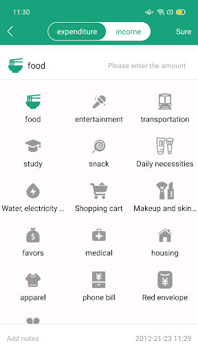 TimeLedger Screen 3