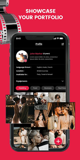 Android application Kapturise Photographer screenshort