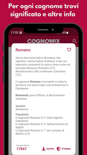 Cognomix - Cognomi Italiani Screen 2