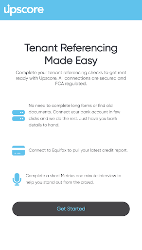 Android application Upscore screenshort