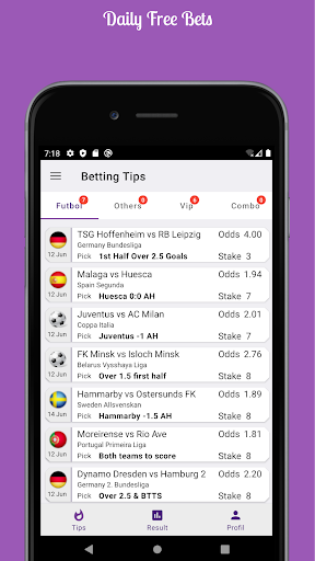 Android application Betting Tips screenshort