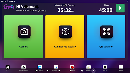 Android application Genie screenshort