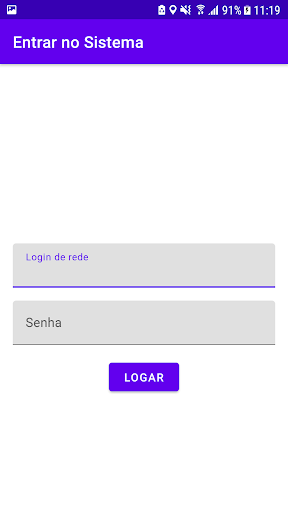 Android application Área Azul screenshort