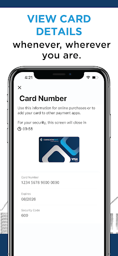 ConnectOne Bank MyCard Screen 3