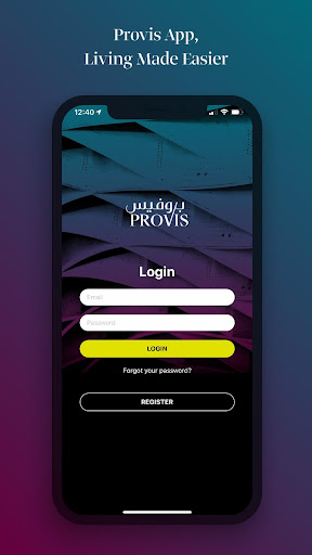 Android application Provis screenshort