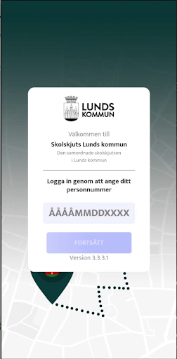 Android application Skolresor Lunds Kommun screenshort