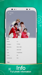 Screenshot 5 Material Kpop TXT Wallpaper android