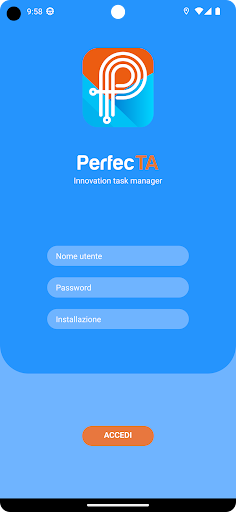 Android application PerfecTA mobile screenshort