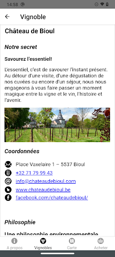 Les vignerons de Wallonie Screen 3