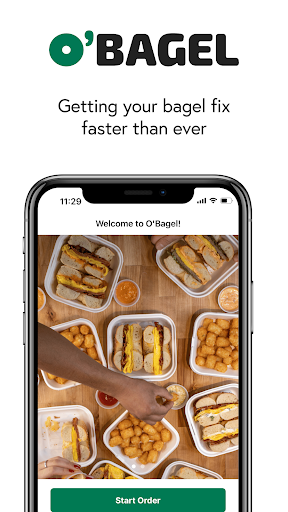 Android application O'Bagel screenshort