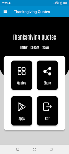 Android application Thanksgiving Quotes App screenshort