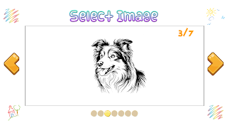 Border Collie Lovely Coloring - Screenshot 3
