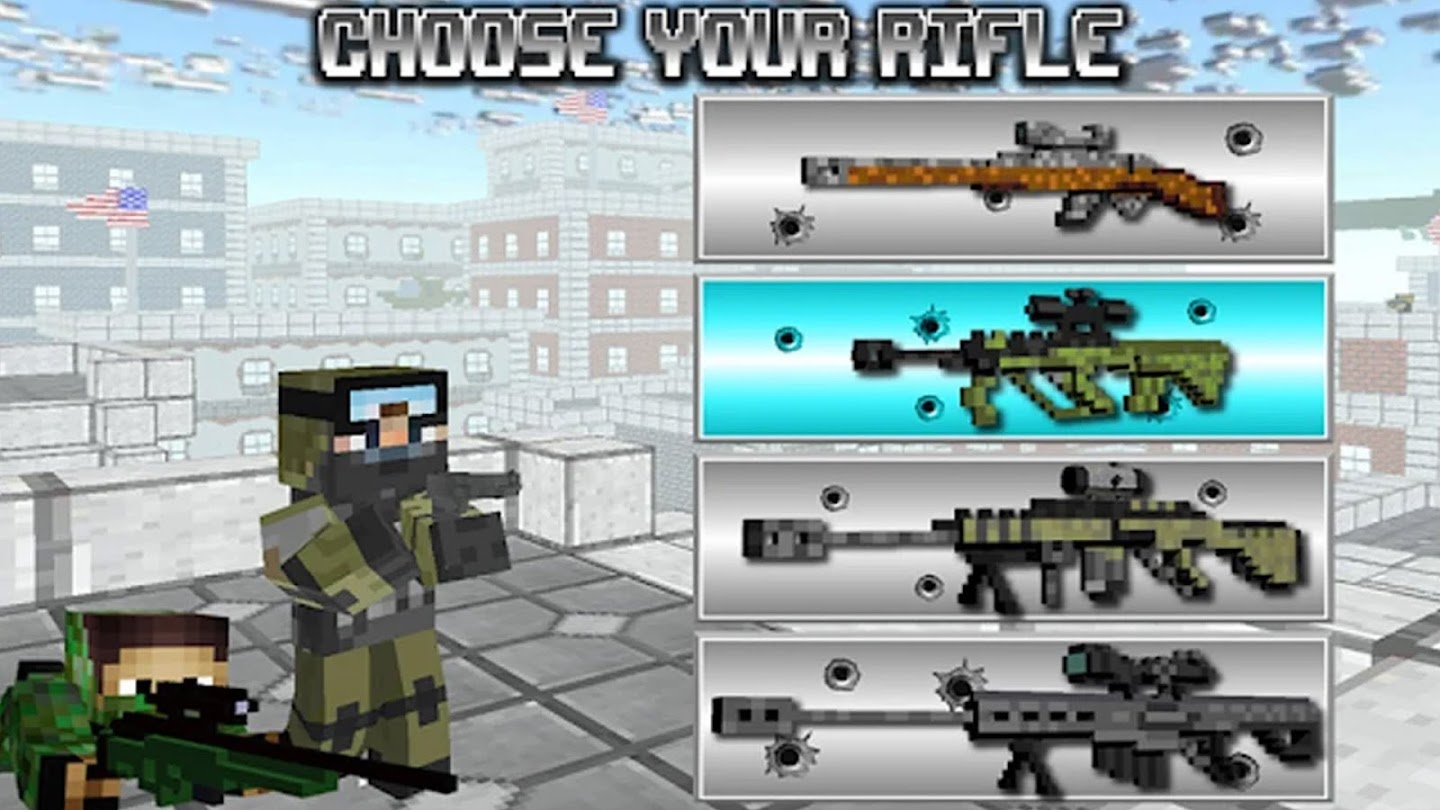 American Block Sniper Survival (Mod Money)