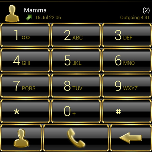 Theme for ExDialer Frame Gold2 300 Icon