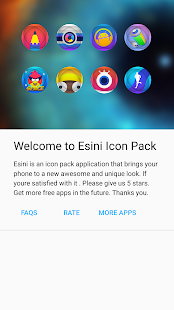 Esini-アイコンパックのスクリーンショット