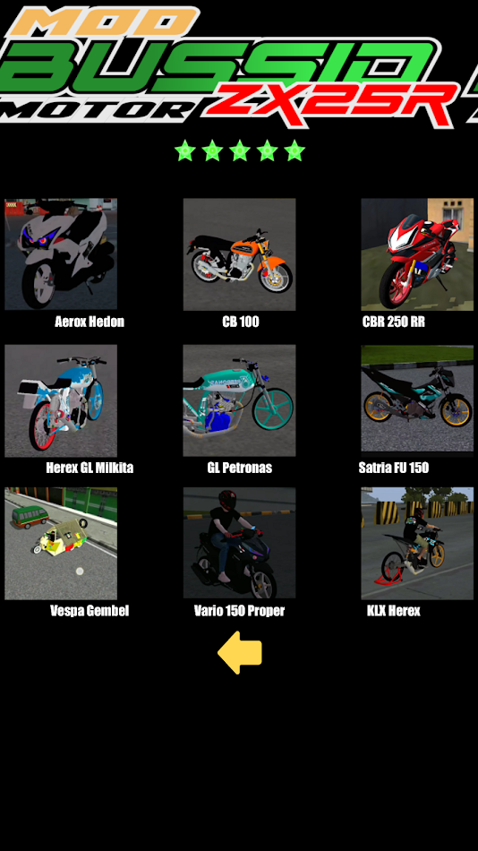 #7. Mod Bussid Motor ZX25R (Android) Podle: De Portal