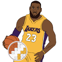Пиксель Арт Баскетбол : Цвет по номеру Песочница