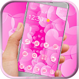 Pink heart theme icon packs icon
