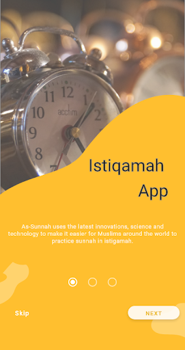 Android application Istiqamah screenshort