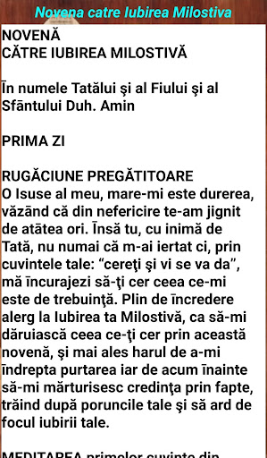 Novena Iubirea Milostiva Screen 2