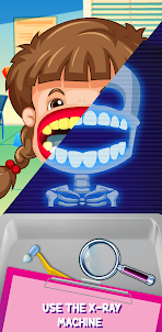 病院の医者の歯科医のゲーム