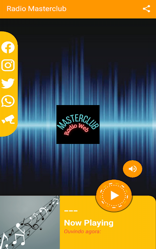Android application Web Rádio Master club screenshort