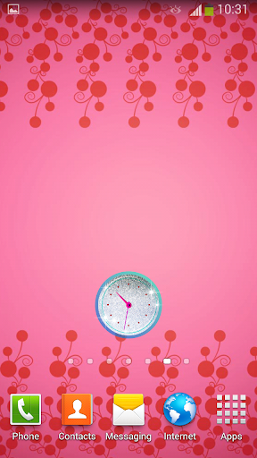 Shiny Clock Widget