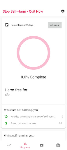 Android application Stop Self-Harm - Quit Now screenshort