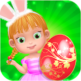 House cleaning easter games icon