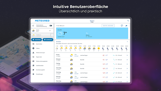 Wetter 14 Tage - Meteored Screenshot