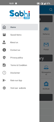 Android application SabhiJobs - Sarkari Naukri App screenshort