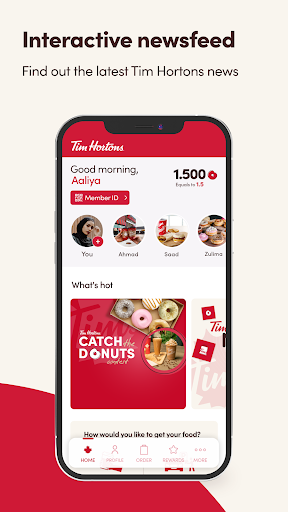 Android application Tim Hortons Middle East screenshort