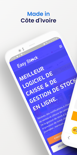 Android application Easy Stock – Gestion de stock screenshort