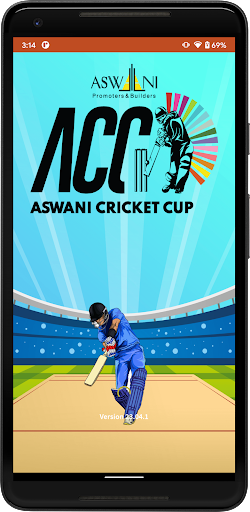 Android application ACC ASWANI CRICKET CUP screenshort