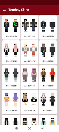 Tomboy Skins for Minecraft Screen 2