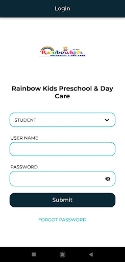 Android application Rainbow kids pre school screenshort