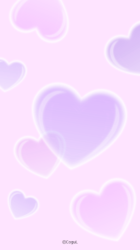 Android application 카카오톡 테마 - 파스텔 하트_보라보라 screenshort