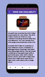 Amazfit GTS 4 Mini Guide