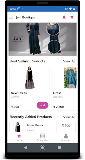 Juhi Boutique Screen 2
