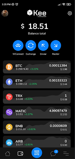 Kee Wallet Screen 2