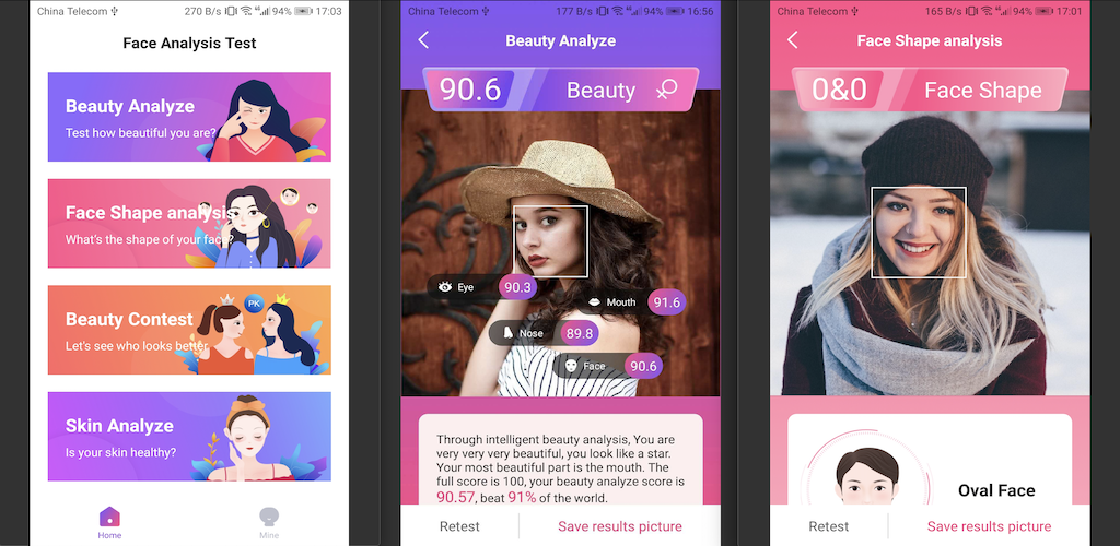 Face Analysis Test Beauty&Sk Última Versión Para Android